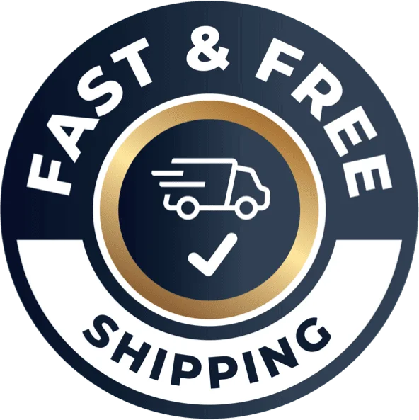 Fast and free US shipping seal