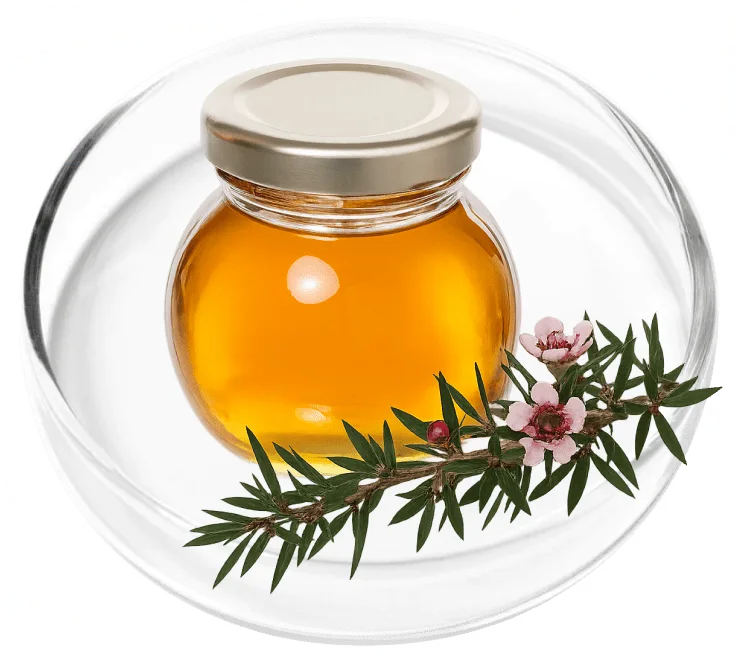 Manuka Oil used in the KeraFirm Pro nail and skin blend