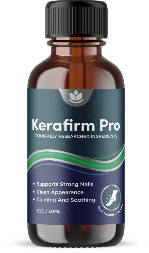 A single bottle of KeraFirm Pro nail and skin brush-on solution